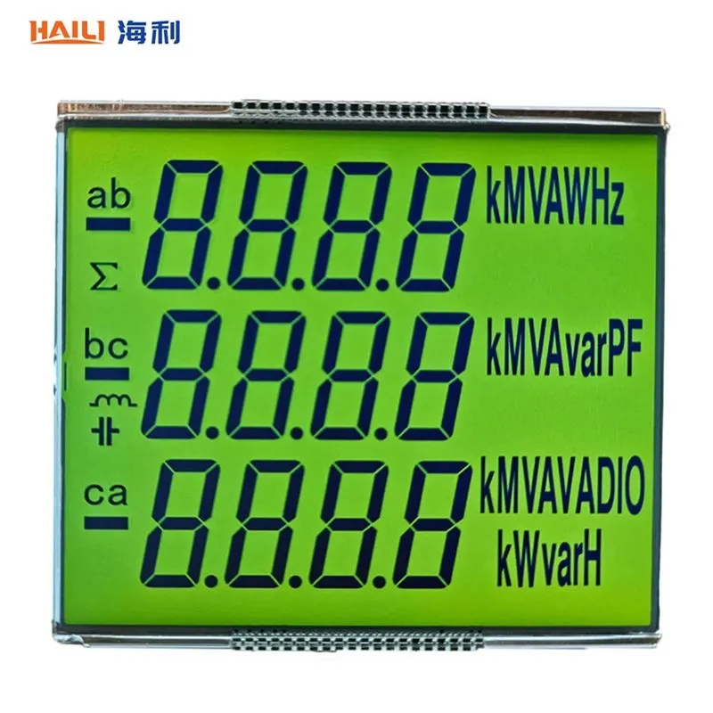 Segment Lcd Display For Power Meter