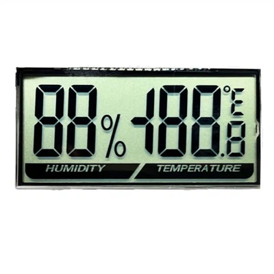 Segment LCD Display for Temperature